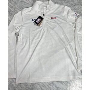 Nike Dri-FIT NBA 1/2-Zip Long Sleeve Top Philadelphia 76ers Men's Medium NEW